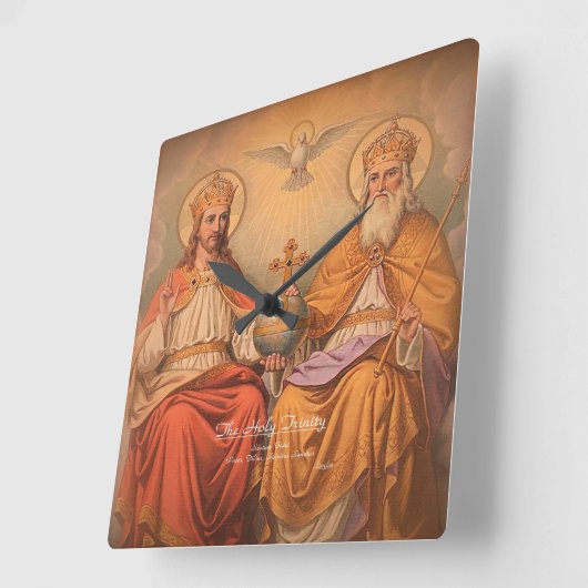 Heilige Trinity Vierkante Klok (Hoek)