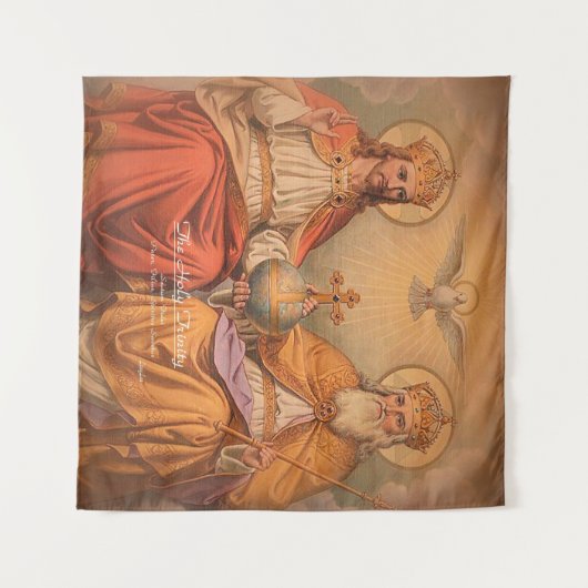 Heilige Trinity Wandkleed (Voorkant (horizontaal))