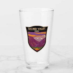 Heilige Vallei Peru Reizen Kunst Vintage Glas