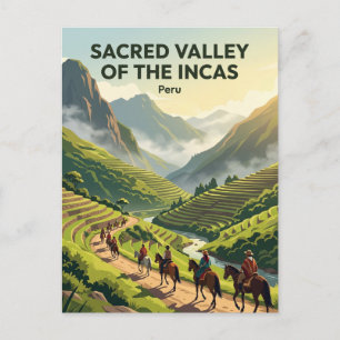Heilige Vallei van de Inca's Peru Briefkaart