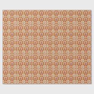 Heilige Vlam Lotus Mandala - Vuur Feniks Patroon Cadeaupapier