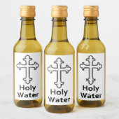 Heilige Water Kruis Wijn Etiket (Flessen)