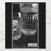 Heilige Water Wijn Etiket (Enkel label)