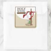 Heilige Week Square Sticker (Tas)