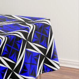 Heilige wind in blauw tafelkleed