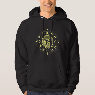 Heilige yin en yang boom van het leven mystieke ma hoodie