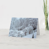 Heilige Yule Feestdagen Kaart (Achterkant)