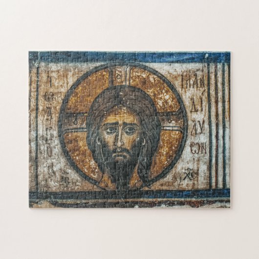 Heilige zakdoek Jezus Christus Orthodox Icoon Legpuzzel (Horizontaal)
