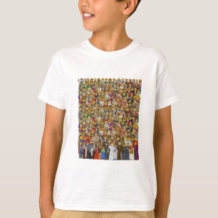 heiligen, alle heiligen, katholieke heiligen t-shirt
