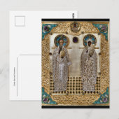 Heiligen Basilius en Paraskeva Briefkaart (Voorkant / Achterkant)