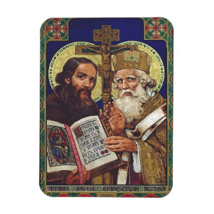 Heiligen Cyrillus en Methodius Beschermheren van E Magneet