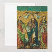 Heiligen Perpetua en Felicitas Kaart (Voorkant / Achterkant)