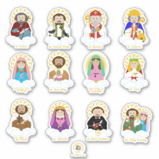 Heiligen van Advent Sticker