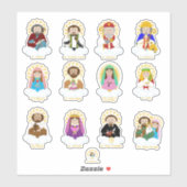 Heiligen van Advent Sticker (Vel)
