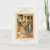 Heiliger Stefanus Diakonaat Wijding Groet Kaart (Voorkant)