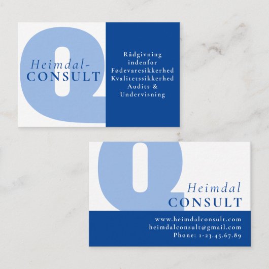 Heimdal carte de visite de consulte 2 (Devant / Derrière)