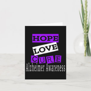 Heimer Awareness Hope Love Cure Kaart