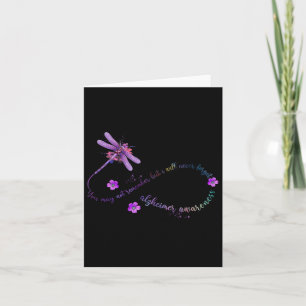 Heimerheimer Awareness Month Dragonfly Remember Wh Kaart