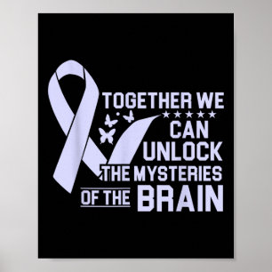 Heimerheimer Brain Injury Design Paarse Heimerheim Poster
