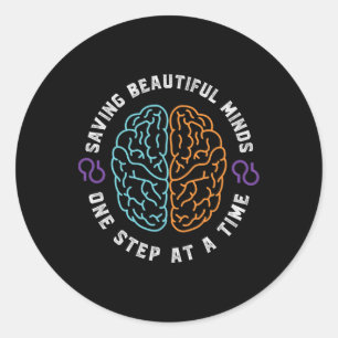 Heimerheimer's Awareness Support Maand Herinnering Ronde Sticker