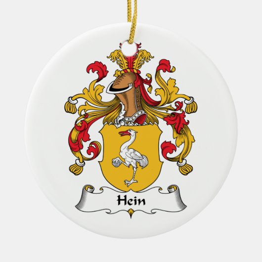 Hein Family Crest Keramisch Ornament (Voorkant)