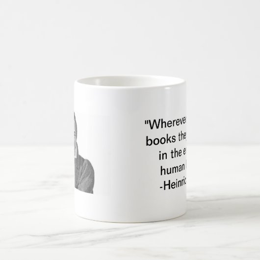 Heinrich Heine Coffee Mug (Centre)