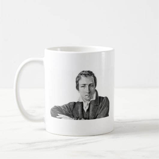 Heinrich Heine Coffee Mug (Gauche)