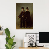 Heinrich Schliemann en zijn vrouw Poster (Thuiskantoor)