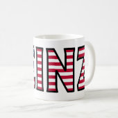 Heinz Name Prénom USA styled Tasse Café (Devant droit)