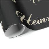 Heinz Vorname Name edles Geschenkpapier Papier (Rol Hoek)