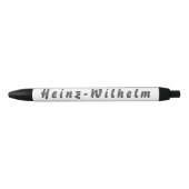 Heinz-Wilhelm Kugelschreiber Zwarte Inkt Pen (Voorkant)