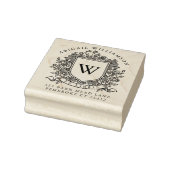Heirloom Bookplate Stamp Custom Family Crest Rubberstempel (Stempel)