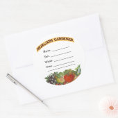 Heirloom Gardener Custom Seed Packet Stickers (Envelop)