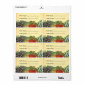 Heirloom Gardener Custom Seed Saver Labels (Full Sheet)