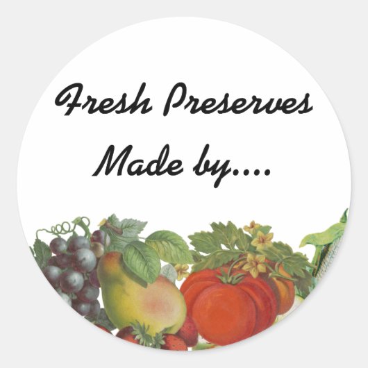 Heirloom Gardens Custom Seed or Canning Labels (Voorkant)