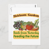 Heirloom Gardens Green Gezegde Briefkaart (Voorkant / Achterkant)