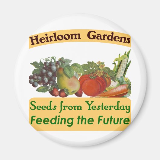 Heirloom Gardens Green Gezegde Magneet (Voorkant)