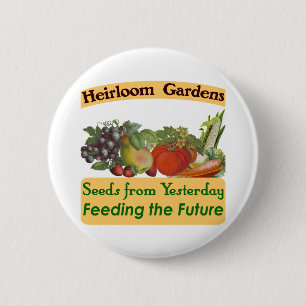 Heirloom Gardens Green Gezegde Ronde Button 5,7 Cm