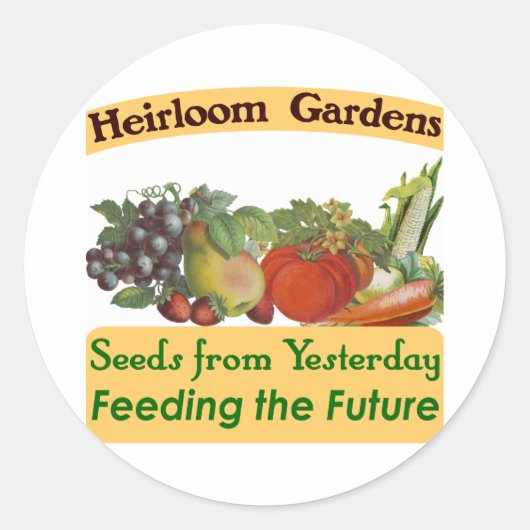 Heirloom Gardens Seed Labels (Voorkant)