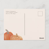 Heirloom Pumpkins Herfst Briefkaart (Achterkant)