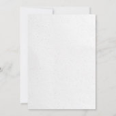 Heirloom Rococo Botanical Frame Bridal Shower Kaart (Achterkant)