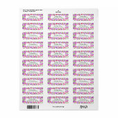 Heirloom Sweet Pea Flowers Label (Full Sheet)