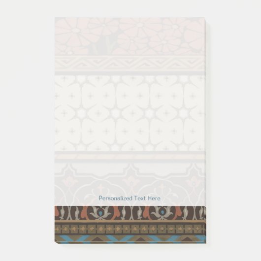 Heirloom Textiel met Decoratieve Patronen Post-it® Notes (Voorkant)