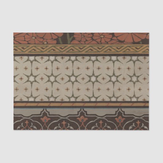 Heirloom Textiel met Decoratieve Patronen Tissuepapier (Voorkant)