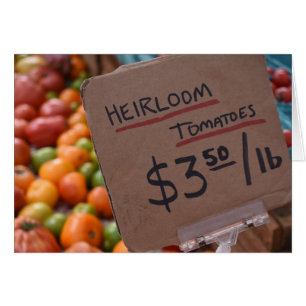 Heirloom Tomaten Greenmarket Farmer's Market NYC