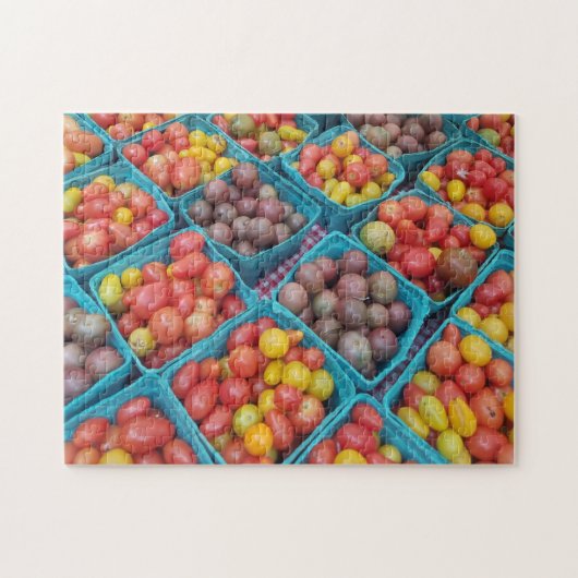 Heirloom Tomato Varieties Farmers Market Puzzle Legpuzzel (Horizontaal)
