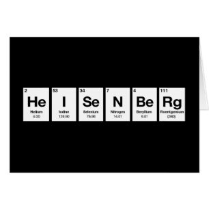 heisenberg elementen science physics chemie