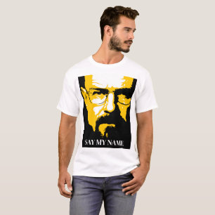 Heisenberg Say My Name Gele Grafische T-Shirt