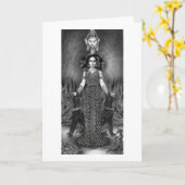 Hekate de la carte de voeux Crossroads (Fleur jaune)