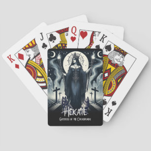 Hekate Godin van de Kruispunten Spookachtige Geest Pokerkaarten